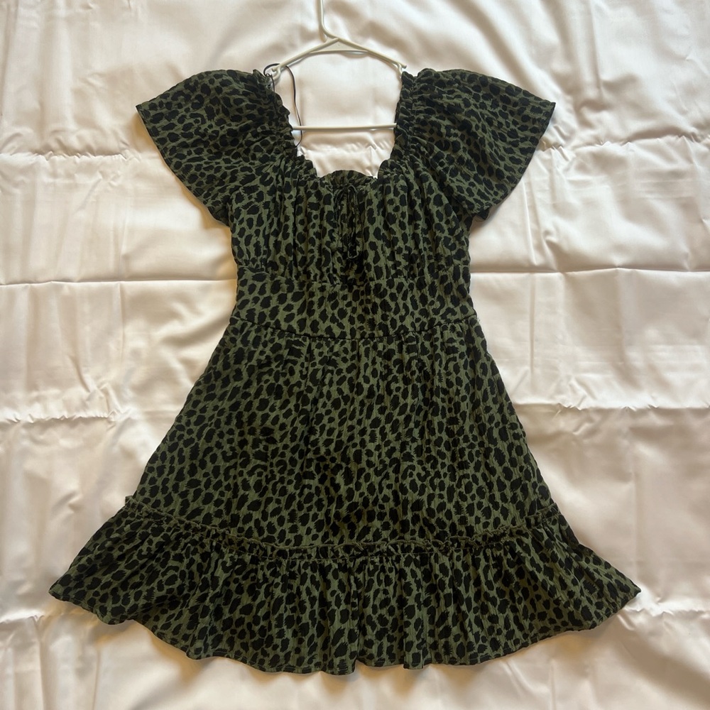 Francesca's Collections Black Embellished Mini Sundress